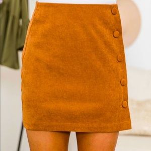 Pink Lily Boutique Corduroy Mini Skirt